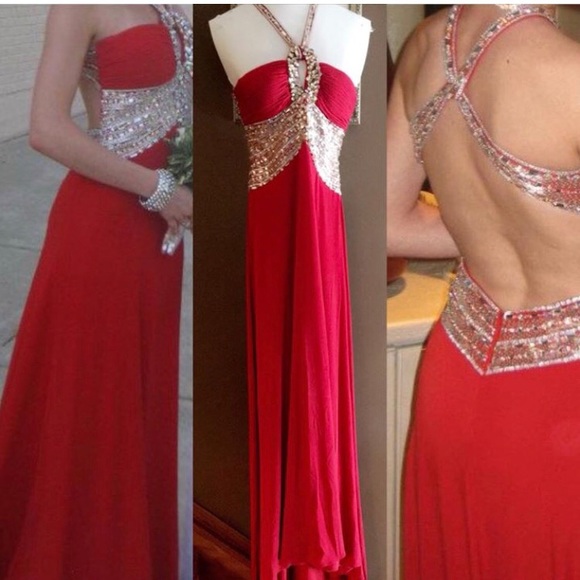 Red Evening Gown - Picture 1 of 1